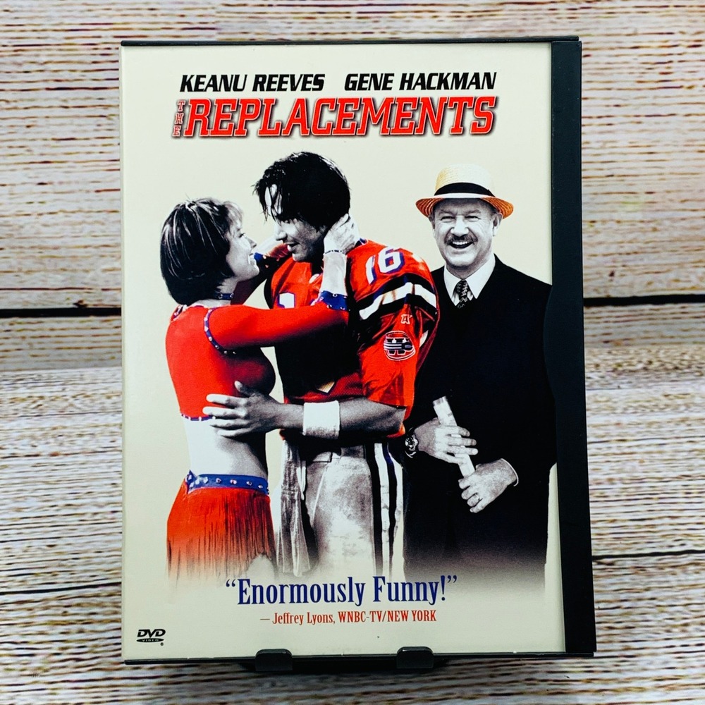 The Replacements [2000 DVD Snapcase]‎ Movie Keanu Reeves Gene Hackman Football